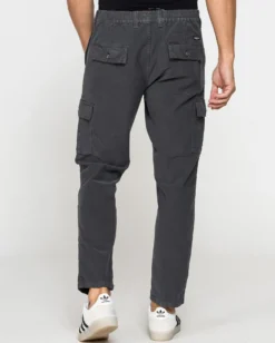 CARRERA - PANTALONE GRIGIO DA UOMO IN FUSTRAGNO STRETCH