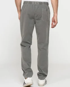 CARRERA - PANTALONE JOGGER GRIGIO CHIARO DA UOMO CON TASCA AMERICA ELASTICIZZATO