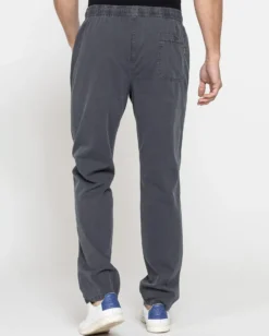 CARRERA - PANTALONE JOGGER GRIGIO DA UOMO CON TASCA AMERICA ELASTICIZZATO