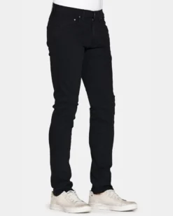 CARRERA - PANTALONE NERO DA UOMO IN BULL DENIM SLIM FIT CON TINUTRA OLD