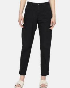 CARRERA - PANTALONE NERO DONNA MOM COMFORT