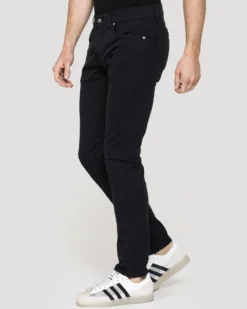CARRERA - PANTALONE NERO 5 TASCHE COTONE ELASTICIZZATO SLIM FIT