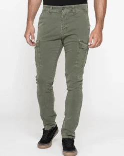 CARRERA - PANTALONE VERDE DA UOMO CON TASCHE LATERALI