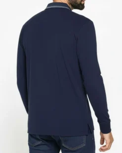 CARRERA - POLO DA UOMO IN JERSEY INTERLOCK BLU