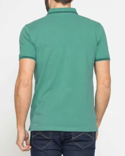 CARRERA - Polo manica corta basic in piquet di cotone con bordino a contrasto