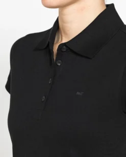CARRERA - Polo manica corta in tessuto piquet viola da donna