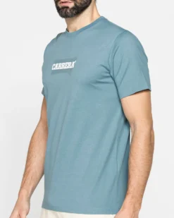 CARRERA - TSHIRT CELESTE DA UOMO MANICA CORTA