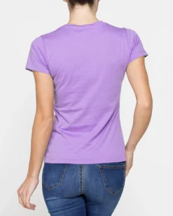 CARRERA - Tshirt lilla mezza manica basic in jersey