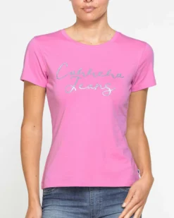 CARRERA - Tshirt mezza manica in jersey di cotone con stampa frontale