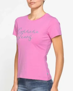 CARRERA - Tshirt mezza manica in jersey di cotone con stampa frontale