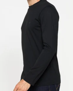 CARRERA - T-SHIRT NERA GIROCOLLO MANICA LUNGA DA UOMO