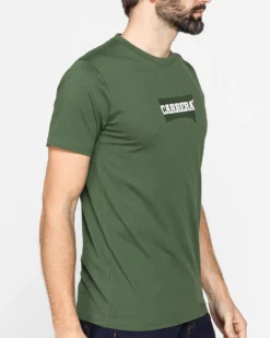 CARRERA - TSHIRT VERDE DA UOMO MANICA CORTA