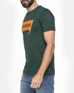 CARRERA - TSHIRT VERDE SCURO DA UOMO MANICA CORTA