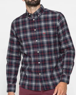 CARRERA - UOMO CAMICIA MANICA LUNGA SCOZZESE FLANELLA
