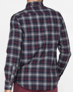 CARRERA - UOMO CAMICIA MANICA LUNGA SCOZZESE FLANELLA