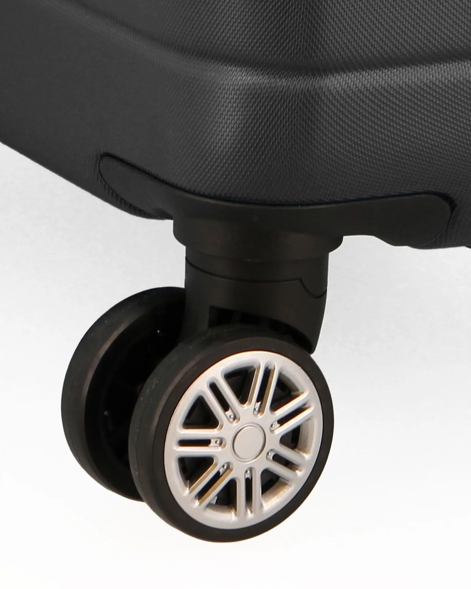 CHARRO - TROLLEY IN ABS A RIGHE ORIZZONTALI CON 4 RUOTE DOPPIE