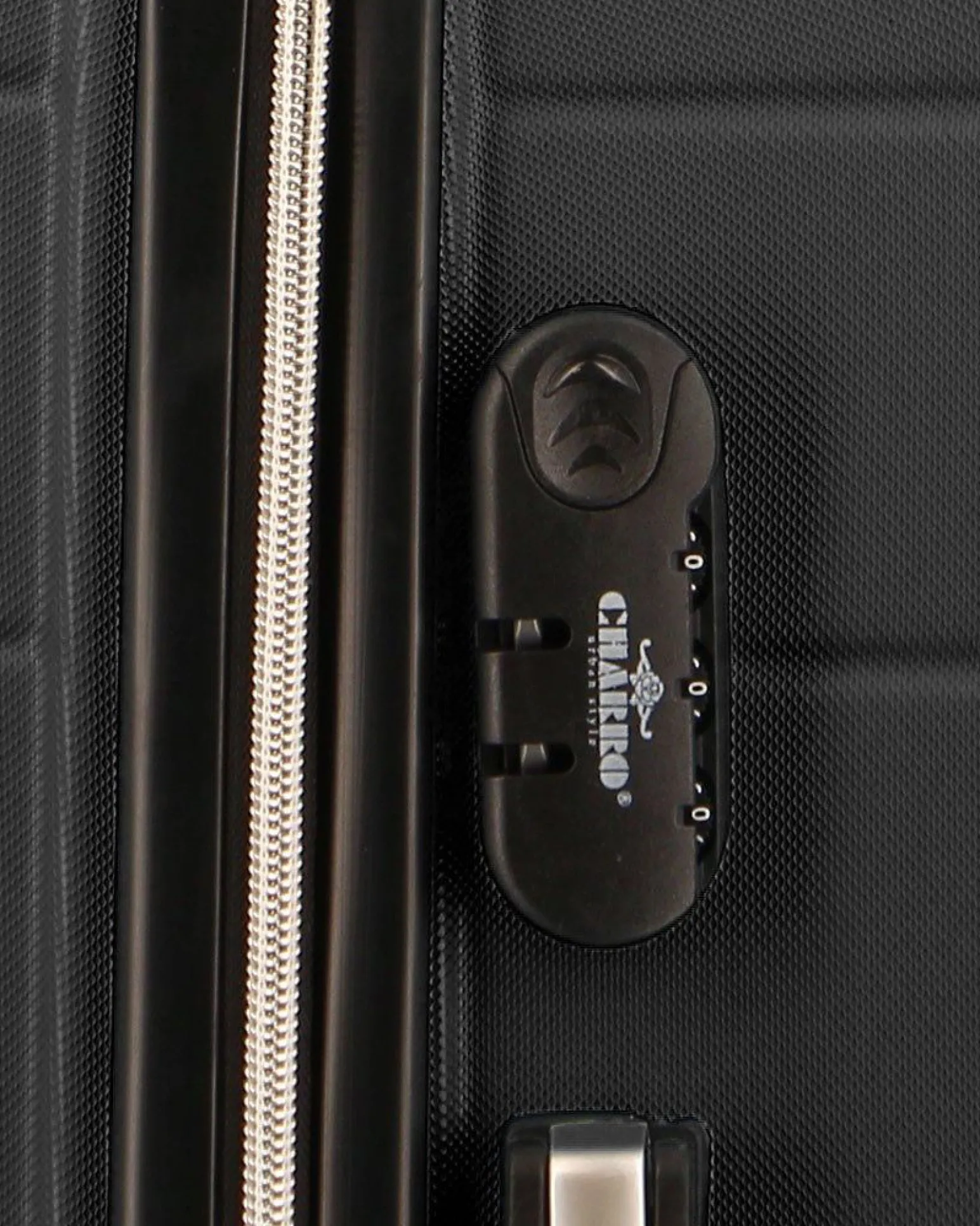 CHARRO - TROLLEY IN ABS A RIGHE ORIZZONTALI CON 4 RUOTE DOPPIE