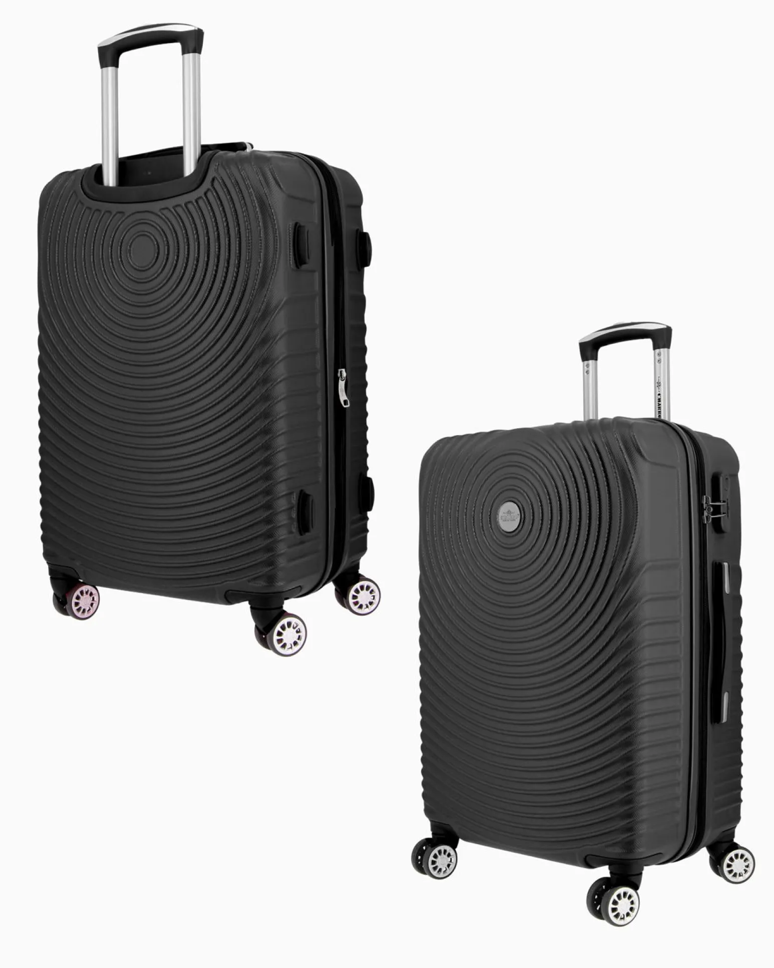 CHARRO - TROLLEY NERO 4 RUOTE IN ABS