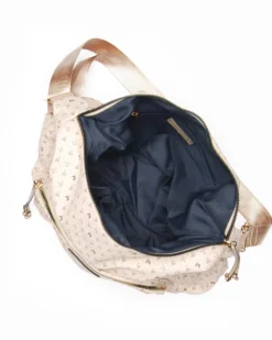 CORTINA POLO STYLE - Borsa beige con tracolla regolabile e tasca frontale