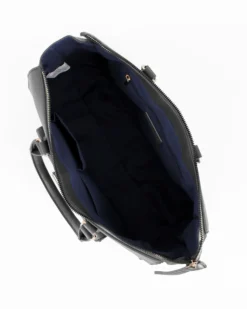 CORTINA POLO STYLE - Borsa due manici avio con tasca frontale con doppia fibbia sulla patta, tracolla removibile