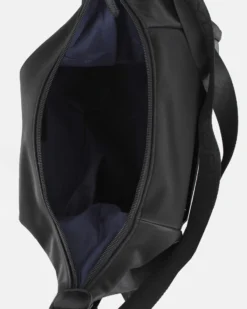 CORTINA POLO STYLE - Borsa/Zaino nera con tasca frontale e dettaglio logo pendente