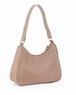 CORTINA POLO STYLE - Minibag taupe con tracolla removibile
