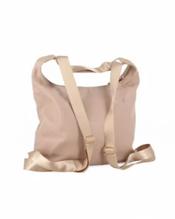 CORTINA POLO STYLE - Sacca zaino crema con tasca frontale