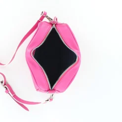 CORTINA POLO STYLE - Tracolla fuxia con scritta frontale