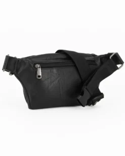 COVERI COLLECTION - Marsupio nero  da uomo con tasca frontale e posteriore