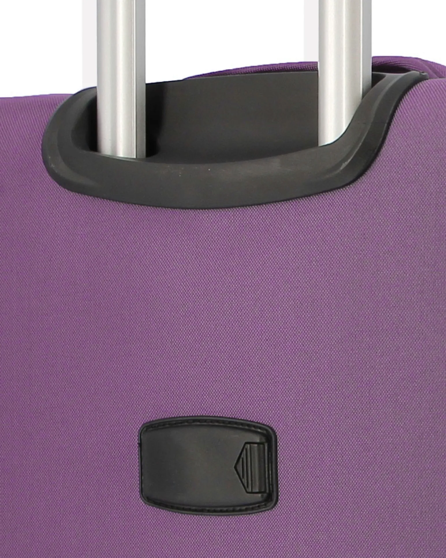 COVERI COLLECTION - TROLLEY VIOLA IN TESSUTO ESPANDIBILE CON DOPPIA TASCA FRONTALE