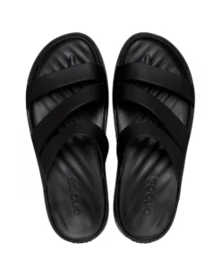CROCS - CIABATTE DA DONNA GETAWAY STRAPPY NERE - 209587