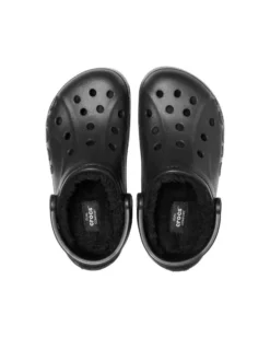 CROCS - SABOT BAYA LINED CLOG NERO DA JUNIOR, 205969
