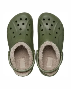 CROCS - SABOT BAYA LINED CLOG VERDE DA JUNIOR, 205969