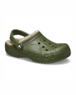 CROCS - SABOT BAYA LINED CLOG VERDE DA JUNIOR, 205969