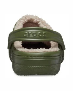 CROCS - SABOT BAYA LINED CLOG VERDE DA JUNIOR, 205969