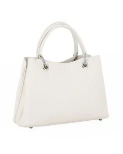 DAVID JONES - BORSA BIANCA A MANO DUE MANICI TRE SCOMPARTI E FOULARD