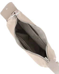 DAVID JONES - Borsa hobo a spalla marrone chiaro con tasca laterale