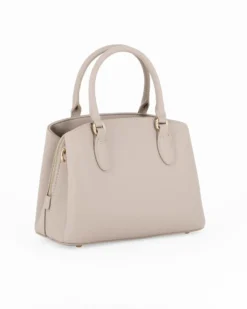 DAVID JONES - BORSA SMALL BEIGE A MANO DUE MANICI TRE SCOMPARTI