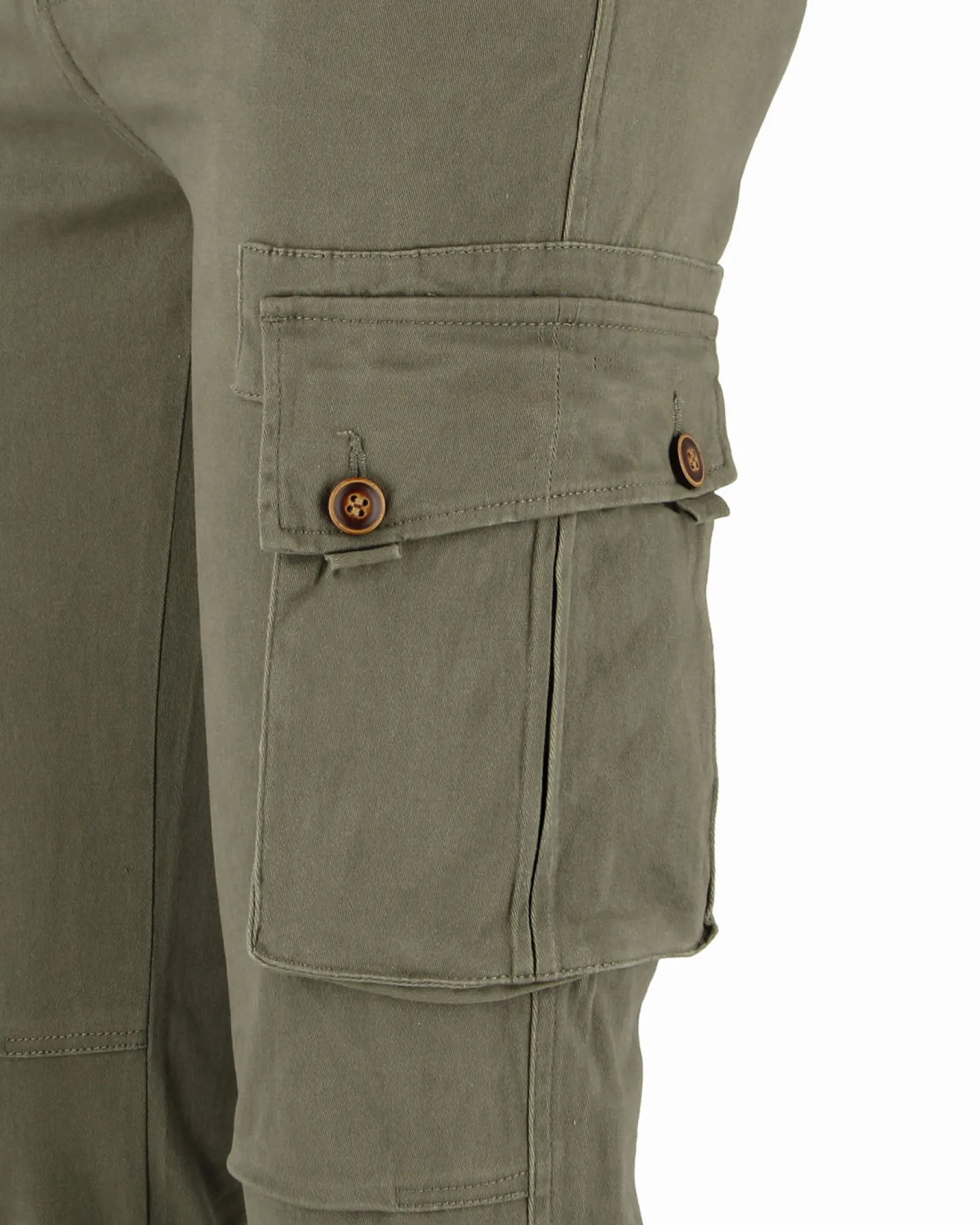 D-INFINITIVE - Pantalone cargo verde regular fit