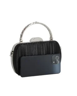 DIVAS - Borsa da sera nero con manico