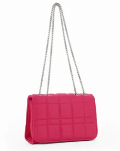 DIVAS - Borsa fuxia da donna  con patta