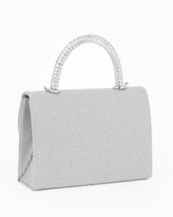 DIVAS - Minibag argento con patta