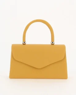 DIVAS - Pochette gialla un manico con patta