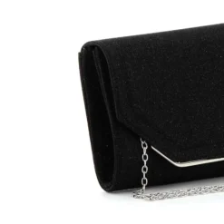 DIVAS- Pochette lurex con bordo metallico a chiusura