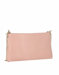 DIVAS - POCHETTE ROSA IN PELLE CON CATENA