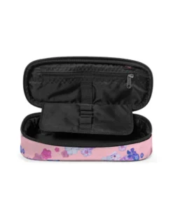 EASTPACK - ASTUCCIO OVAL SINGLE ROSA A FIORI, EK000717_C0X1