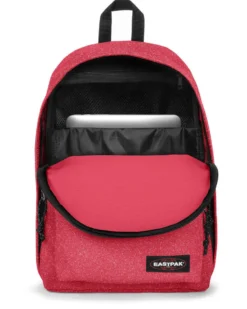 EASTPACK - ZAINO OUT OF OFFICE SPARK  ROSSO CARMINIO GLITTERATO, EK000767_2Z61