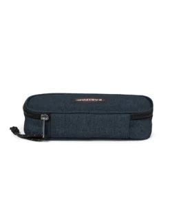 EASTPAK - Borsellino OVAL SINGLE blu con scomparto interno con passanti portapenne