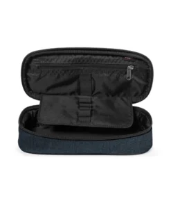 EASTPAK - Borsellino OVAL SINGLE blu con scomparto interno con passanti portapenne