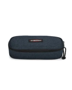 EASTPAK - Borsellino OVAL SINGLE blu con scomparto interno con passanti portapenne